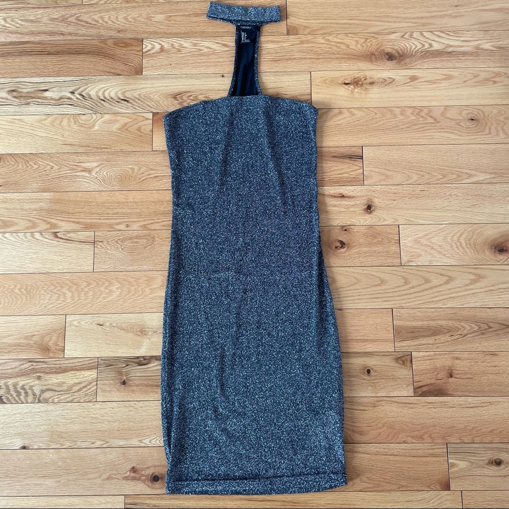 Forever 21 Choker Neck Sparkly Dress